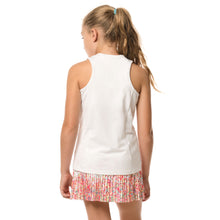 Load image into Gallery viewer, Lucky In Love V-Neck Cutout Girls Tennis Tank Top
 - 2