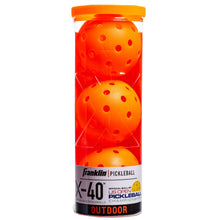 Load image into Gallery viewer, Franklin X-40 Outdoor Pickleballs - 3 Pack - Lava
- 2