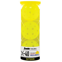 Load image into Gallery viewer, Franklin X-40 Outdoor Pickleballs - 3 Pack - Optic
- 3
