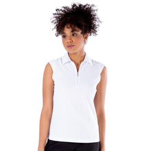 Load image into Gallery viewer, NVO Nikki Womens Sleeveless Golf Polo - 100 WHITE/XXL
 - 12