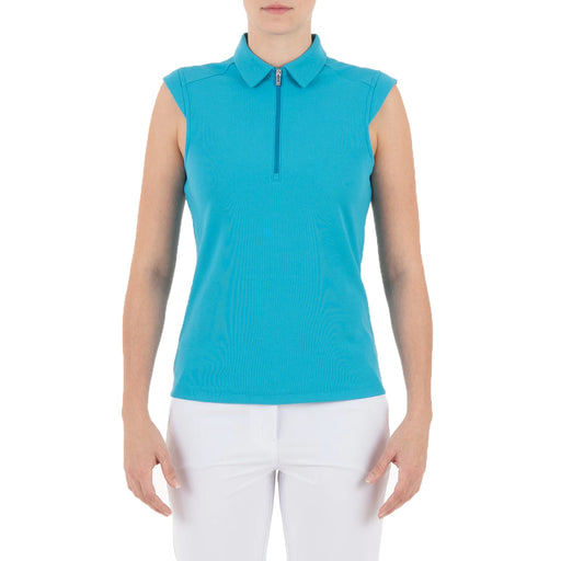 NVO Nikki Womens Sleeveless Golf Polo - ICE BLUE 401/L