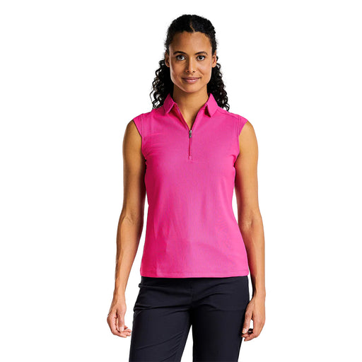 NVO Nikki Womens Sleeveless Golf Polo - MAGENTA 702/XL