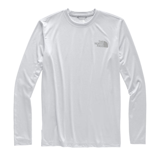 The North Face Reaxion Graphic Mens LS Shirt - Dyx Lt Gry Hthr/XL