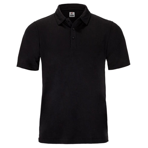 Fila Pique Mens Tennis Polo 1 - Black/XXL