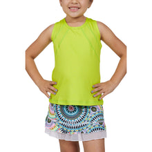 Load image into Gallery viewer, Sofibella UV Colors Girls Tennis Tank Top - Teddy/L
 - 15