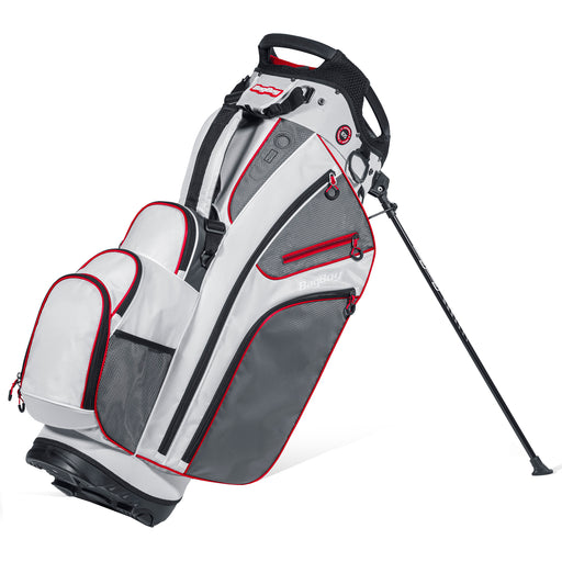 Bag Boy Chiller Hybrid Golf Stand Bag - Wht/Char/Red