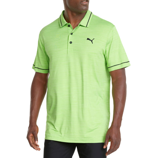 Puma Cloudspun Monarch LC Mens Golf Polo - GREENRY HTHR 20/XL
