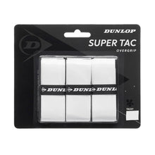 Load image into Gallery viewer, Dunlop Super Tac 3-Pack Tennis Overgrip - White
 - 3