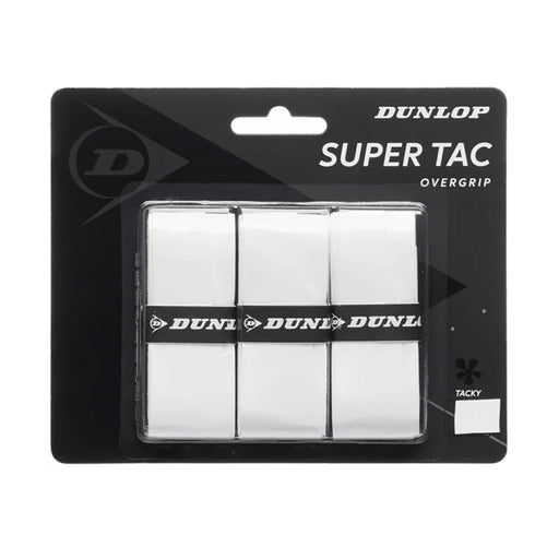 Dunlop Super Tac 3-Pack Tennis Overgrip - White
