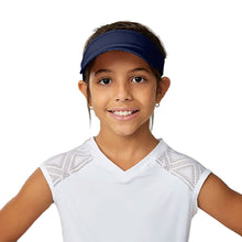 Load image into Gallery viewer, Sofibella UV Colors Girls Tennis Visor - Navy/One Size
- 3