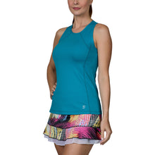 Load image into Gallery viewer, Sofibella UV Colors Womens Tennis Tank Top - Surfer/2X
 - 15