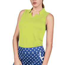 Load image into Gallery viewer, Sofibella Golf Colors Sleeveless Womens Golf Shirt - Citrus/2X
 - 3