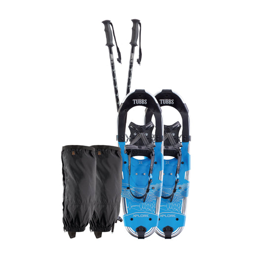 Tubbs Xplore 25 Mens Snowshoes Kit - Silver/Blue/25