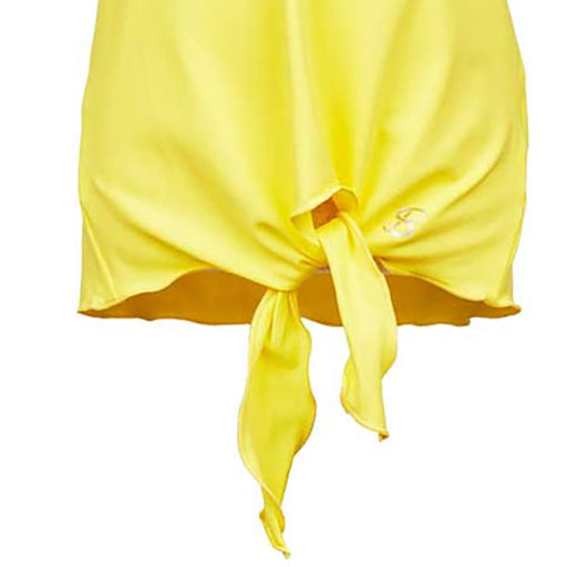 Sofibella UV Colors White Girl SS Tie Tennis Shirt