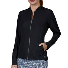 Load image into Gallery viewer, Sofibella UV Staples Womens Tennis Jacket - Black/XL
 - 1