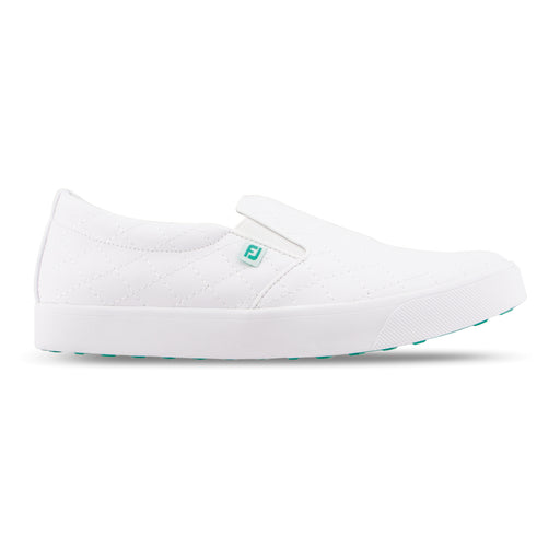 FootJoy Sport Retro Slip-On Womens Golf Shoes - 11.0/White/B Medium
