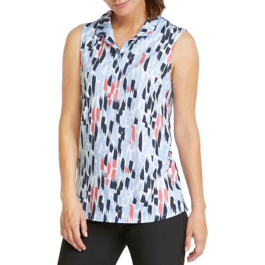 Puma Cloudspun Three Brush Womens Sleeveless Golf Polo