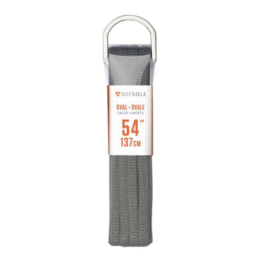Sof Sole Athletic Oval 54in Laces - Grey/54