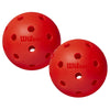 Wilson TRU 32 Red Outdoor Pickleballs - 2 Pack