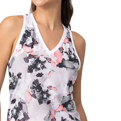 Sofibella Airflow Muscle Wht Wmns Tennis Tank Top