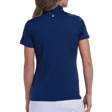 Load image into Gallery viewer, EP NY Convertible Zip Mock Wmns SS Golf Polo
 - 4
