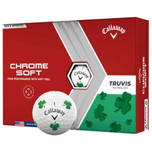 Load image into Gallery viewer, Callaway Chrome Soft Truvis Golf Balls - Dozen - Wht/Shamrock
 - 3