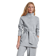 Load image into Gallery viewer, Varley Anset Womens Wrap Jacket - Light Grey Marl/M
- 4