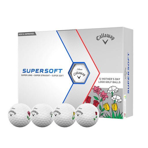 Callaway Supersoft Limited Golf Balls - Dozen 24 - Mother's Day