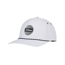 Load image into Gallery viewer, Titleist Boardwalk Rope Mens Golf Hat - White/Black/One Size
 - 12