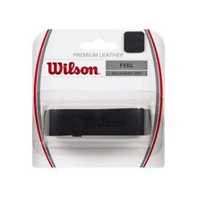 Load image into Gallery viewer, Wilson Leather Replacement Black Tennis Grip - Black
- 1