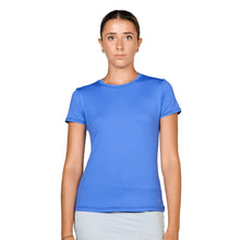 Load image into Gallery viewer, Sofibella UV Colors SS Wmns Tennis Shirt - Valley Blue/2X
 - 18