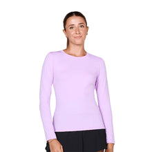 Load image into Gallery viewer, Sofibella UV Colors Womens LS Tennis Shirt - Lavender/2X
- 8
