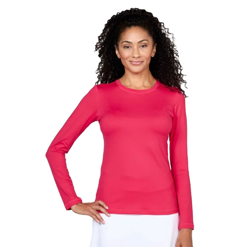 Sofibella UV Colors Womens Long Sleeve Tennis Shirt