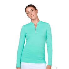 Load image into Gallery viewer, Sofibella  Womens 1/4 Zip Golf Shirt - Mint/2X
 - 9