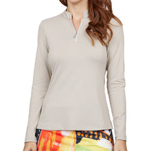 Load image into Gallery viewer, Sofibella Womens 1/4 Zip Golf Shirt - Tan/2X
- 3