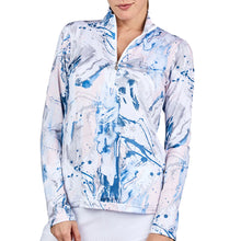 Load image into Gallery viewer, Sofibella Long Sleeve UV Feather Wmns Golf 1/4 Zip - Art Show/2X
- 15