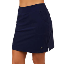 Load image into Gallery viewer, Sofibella 18 in UV Staples Womens Golf Skort - Navy/2X
 - 7
