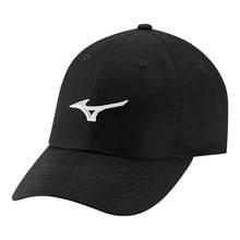 Load image into Gallery viewer, Mizuno Tour Adjustable Lightweight Golf Hat - Black/White/One Size
- 1