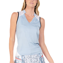 Load image into Gallery viewer, Lucky in Love Feelin' Hot Tie Cloud Wmns Golf Tank - CLOUD 418/XL
 - 1