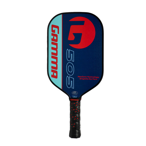Gamma 505 Pickleball Paddle - Blue/Red/Turq/4 1/8/7.6 OZ