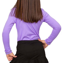 Load image into Gallery viewer, Sofibella UV Long Sleeve Girls Tennis Shirt 1
 - 3