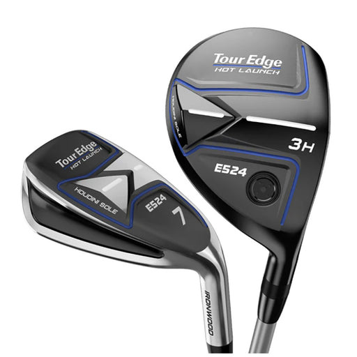Tour Edge Hot Launch E524 Womens RH Combo Iron Set - 5H 6H 7-PW SW/ASCENT PL 55/Ladies