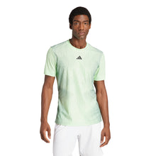 Load image into Gallery viewer, Adidas Airchill Freelift Pro Mens Tennis T-Shirt - Semi Green/XL
 - 9