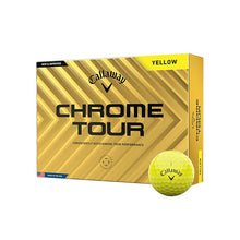 Load image into Gallery viewer, Callaway Chrome Tour Golf Balls - Dozen - Yellow
- 2