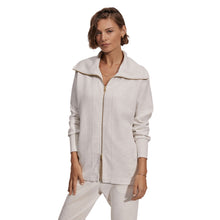 Load image into Gallery viewer, Varley Raleigh Womens Zip Through Jacket - Ivory Marl/L
- 2