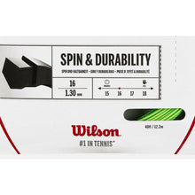 Load image into Gallery viewer, Wilson Revolve Spin 16g Green Tennis String
- 2
