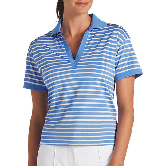 Puma Golf Everyday Stripe Womens Golf Polo