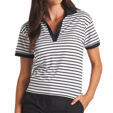 Load image into Gallery viewer, Puma Golf Everyday Stripe Womens Golf Polo - White/Black/L
 - 7