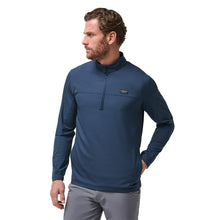 Load image into Gallery viewer, TravisMathew Wanderlust Mens Golf QZ Sweater - Mood Indigo/XXL
- 3