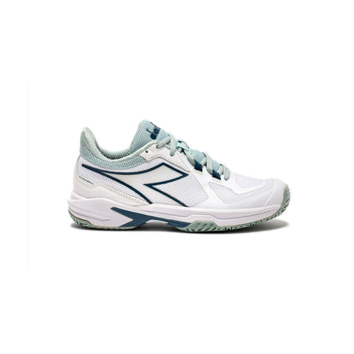 Diadora Trofeo 2 AG W Pickleball Shoes 2023 - White/Lgn Blue/B Medium/10.0